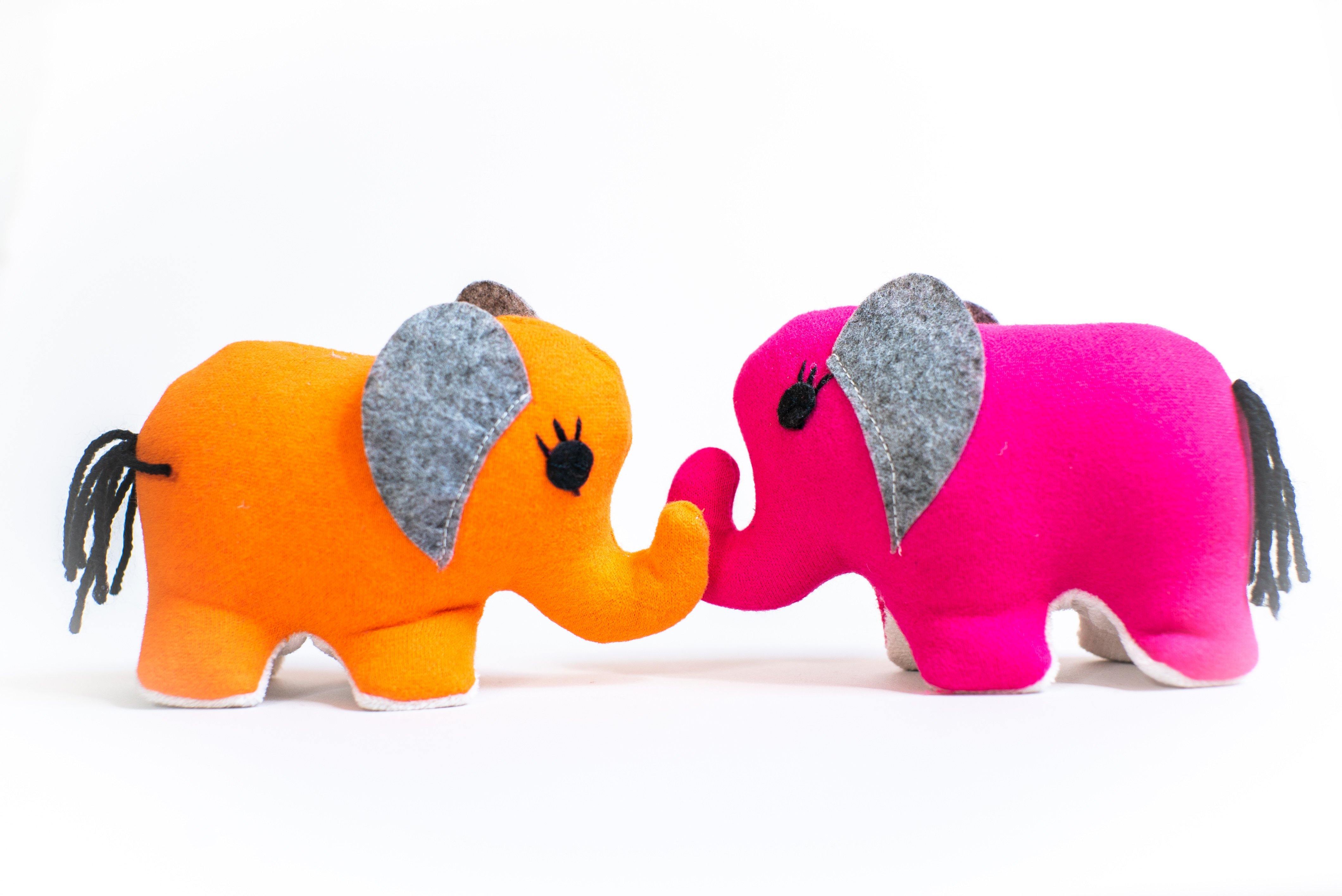 Small Elephant (Orange)